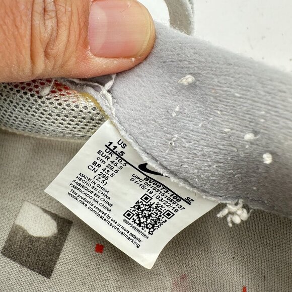 Nike LDWaffle x Sacai Men Size 11.5 BV0073-100 Summit White Training Shoes - Picture 10 of 11